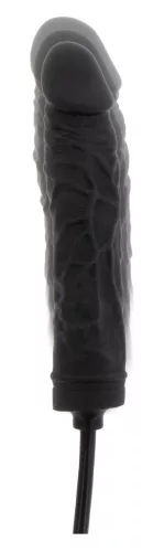 Inflatable Dildo – fekete, 18 cm és 3,5 cm prémium vibrátor