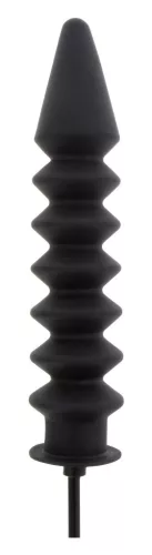 Expert Ráncos Felfújható Dildó – 28 x 6 cm, Fekete