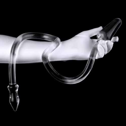 Plug Long Snass – átlátszó prémium hosszú dugó 43 cm