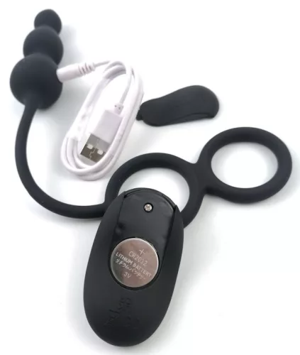 Vibrant Trikon – érzéki herefeszítő dugó 9,5 x 3 cm