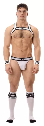 Prémium fehér jockstrap – stílusos férfi alsónemű