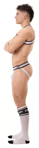 Prémium fehér jockstrap – stílusos férfi alsónemű
