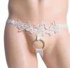 Fehér csipkés jock alsó