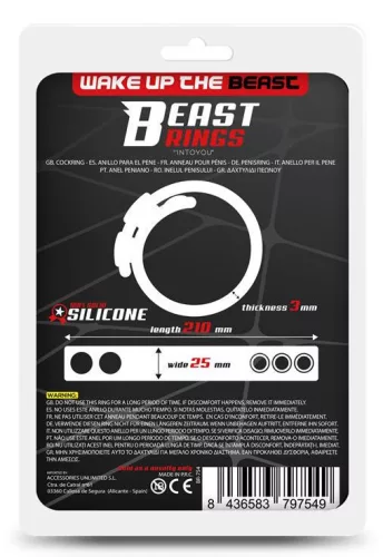 Beastring – állítható prémium intim gyűrű (35-60mm)