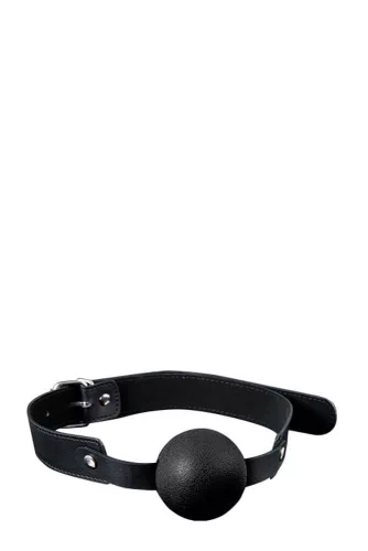 Sfera Gag in silicone solido GP Nero