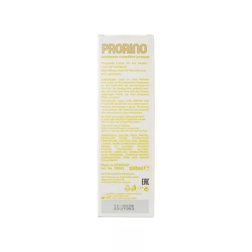 Crema Anale Confortante PRORINO Sensibile - unisex 100 ml