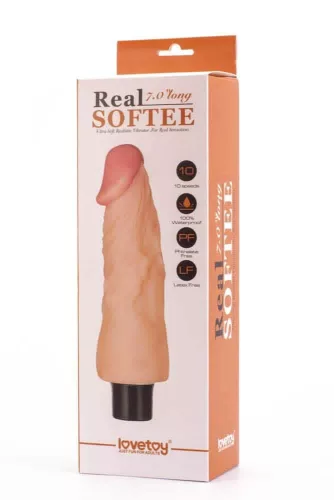 Dildo vibrante 7" Real Softee 1