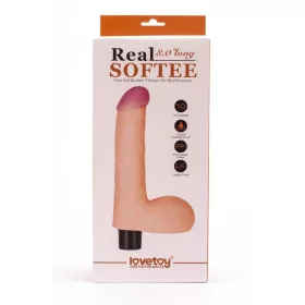 Dildo vibrante Real Softee 4"