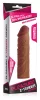 Pleasure X-Tender Manicotta per il Pene Marrone 3