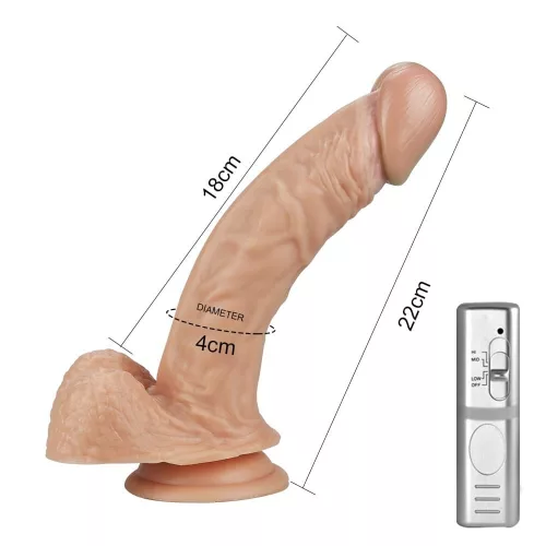Dildo vibrante estremo reale da 8,5"