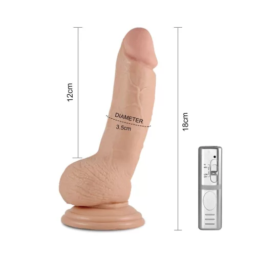 Dildo vibrante estremo reale da 7"