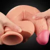 Cock in silicone platino a doppio strato da 10"