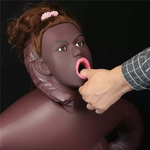 Bambola d'amore in stile cowgirl marrone