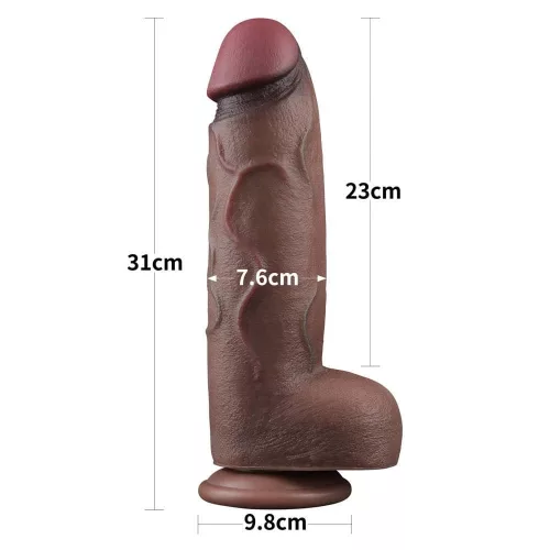 Cock in silicone a doppio strato da 12'' XXL
