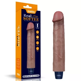   Dildo vibrante in silicone ricaricabile da 9" REAL SOFTEE