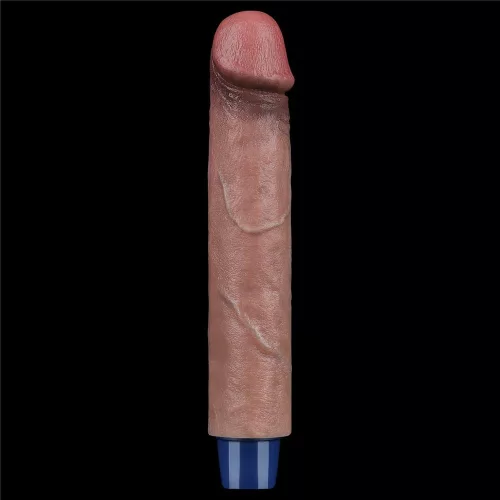 Dildo vibrante in silicone ricaricabile da 9" REAL SOFTEE