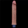 Dildo vibrante in silicone ricaricabile da 9,5" REAL SOFTEE