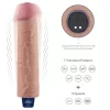 9,5" REAL SOFTEE Dildo Vibrante Ricaricabile (Flesh)