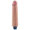 9,5" REAL SOFTEE Dildo Vibrante Ricaricabile (Flesh)