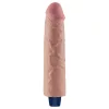 9,5" REAL SOFTEE Dildo Vibrante Ricaricabile (Flesh)