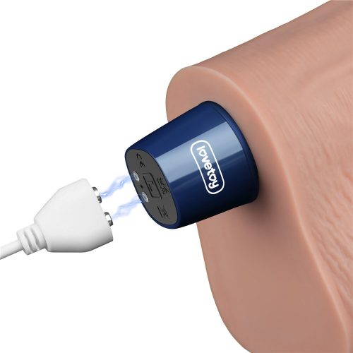 10" REAL SOFTEE Dildo Vibrante Ricaricabile (Flesh)_B15O50_4