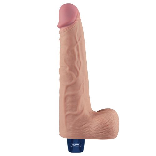 10" REAL SOFTEE Dildo Vibrante Ricaricabile (Flesh)_B15O50_4