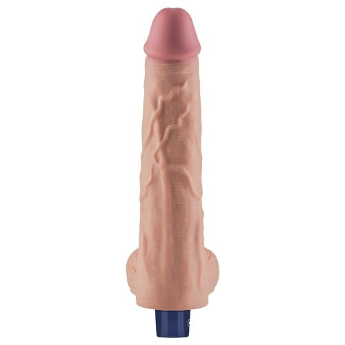 10" REAL SOFTEE Dildo Vibrante Ricaricabile (Flesh)_B15O50_4