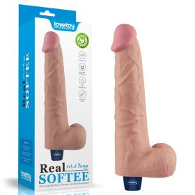   Dildo vibrante ricaricabile da 10,5" REAL SOFTEE (Flesh)_B15O50_4