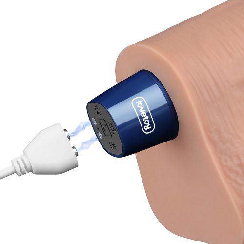 Dildo vibrante ricaricabile da 10,5" REAL SOFTEE (Flesh)_B15O50_4