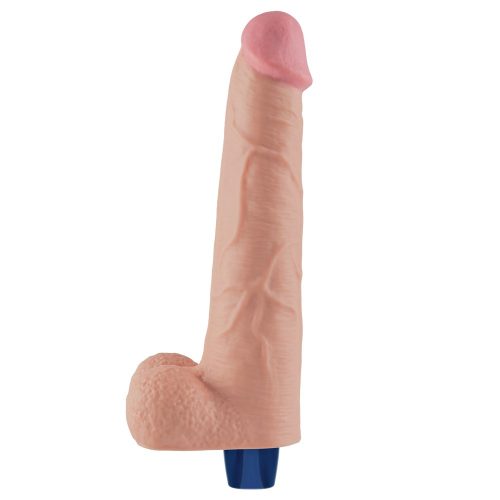 Dildo vibrante ricaricabile da 10,5" REAL SOFTEE (Flesh)_B15O50_4