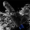 Dildo vibrante ricaricabile REAL SOFTEE da 9" (Nero)_B15O50_4