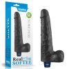 Dildo vibrante ricaricabile da 10" REAL SOFTEE (Nero)_B15O50_4