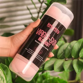 Pelle vergine con soffio Doppio Side Stroker Vagina e Sedere