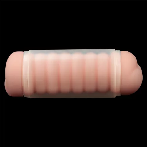 Pelle vergine con soffio Doppio Side Stroker Vagina e Sedere
