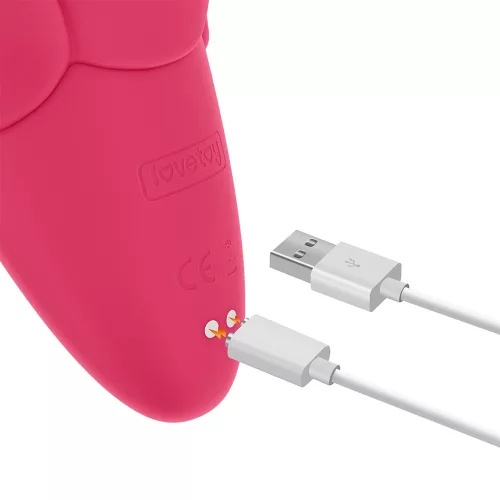 Vibratore Ricaricabile Flicker Rose Red