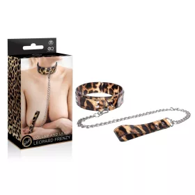 COLLARE LEOPARDO FRENZY CON GUINZAGLIO