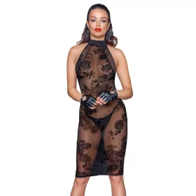 Vestito midi in tulle con spalline di velluto dietro - M