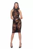 Vestito midi in tulle con spalline di velluto dietro - M