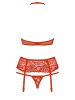 838-SEG-3 set da 3 pezzi rosso S/M