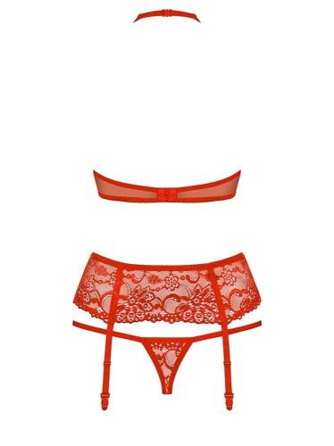 838-SEG-3 set da 3 pezzi rosso S/M