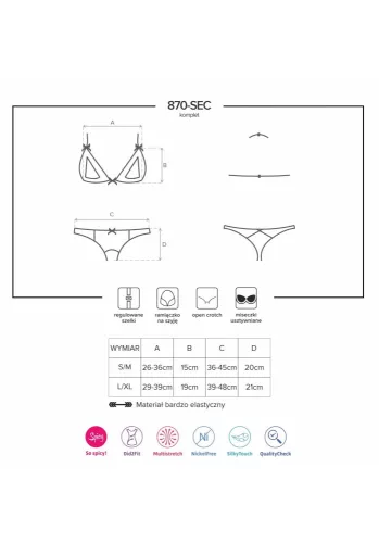 870-SEC-3 2 pezzi set S/M