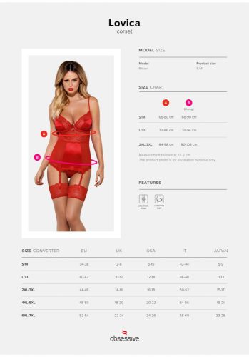 Corsetto e perizoma Lovica S/M