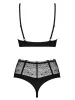 Set Sharlotte 2-pezzi S/M nero