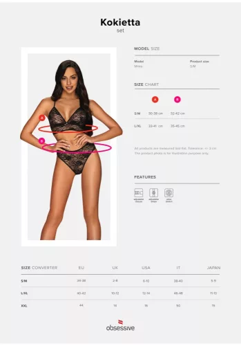 Set Kokietta 2-pezzi S/M