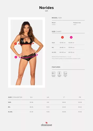 Set Norides 2-pezzi XS/S