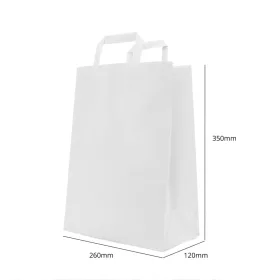 Sacchetto di carta (bianco) - 260x350x120 mm