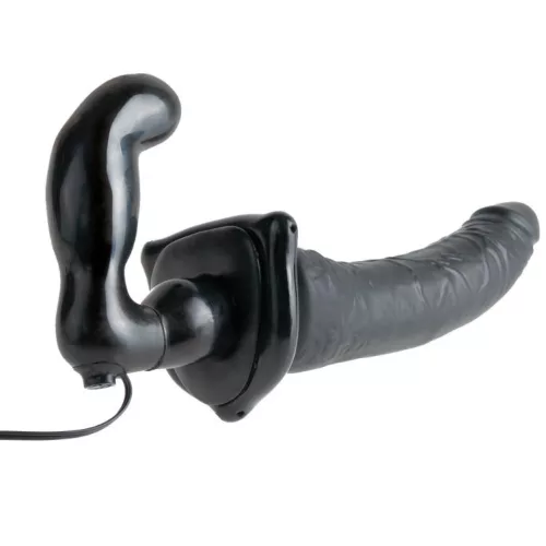 FETIS FANTASY SOROZAT - SOROZAT DELUXE VIBRÁLÓ PENETRIS STRAP-ON