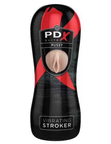 Vibrante Pussy Stroker Leggero/Nero
