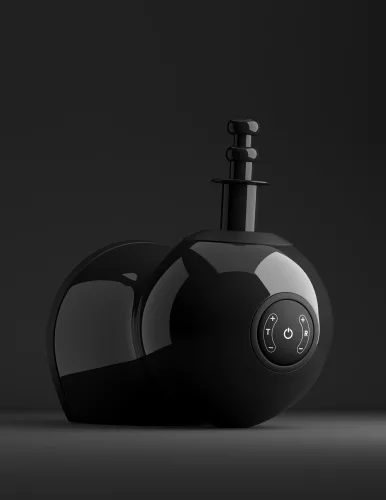 La Macchina del Sesso Più Grande Con Spingenti e Rotazione Nera/Luce