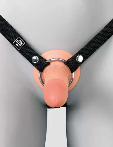 5" Silicone Hollow Strap-On a doppia densità